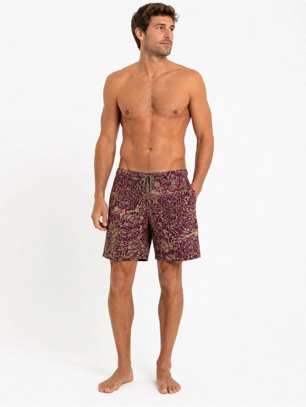 Patagonia Men’s Wavefarer 21” Board Shorts 32 Frank Bronze Floral Print